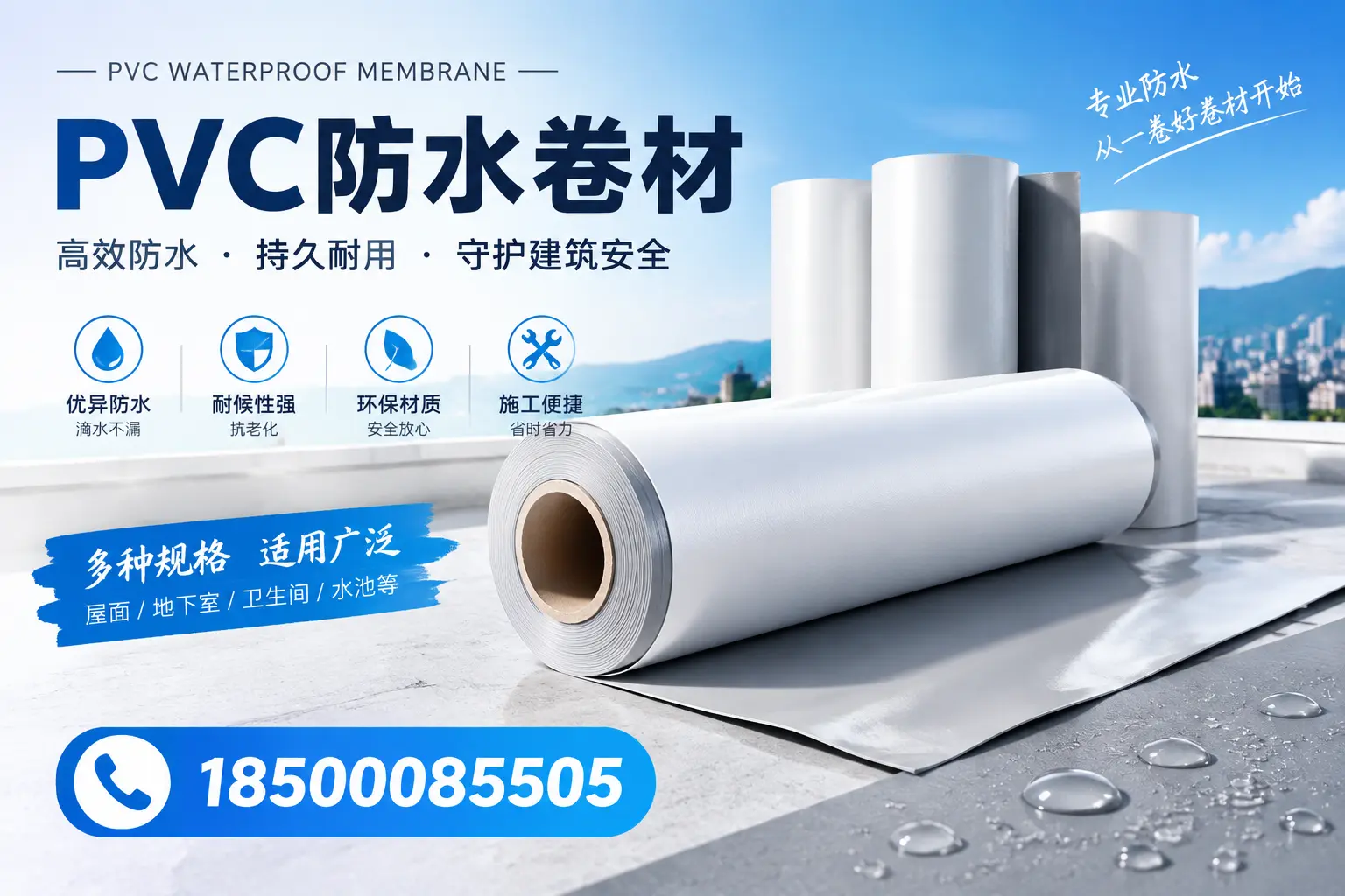 如何选择适合的PVC防水卷材？专家为您解答武汉的需求